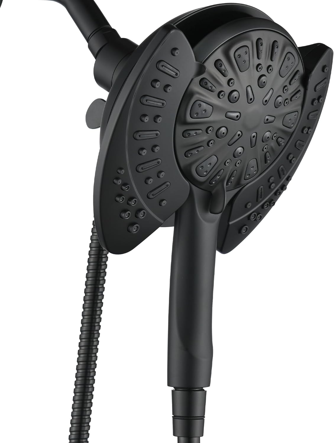 Shower Head with Handheld High Pressure: INAVAMZ Hand Held Shower Head & Rain Shower Head 2-IN-1 Shower Head with 59" Rotatable Stainless Steel Hose, Shower Trim Systems