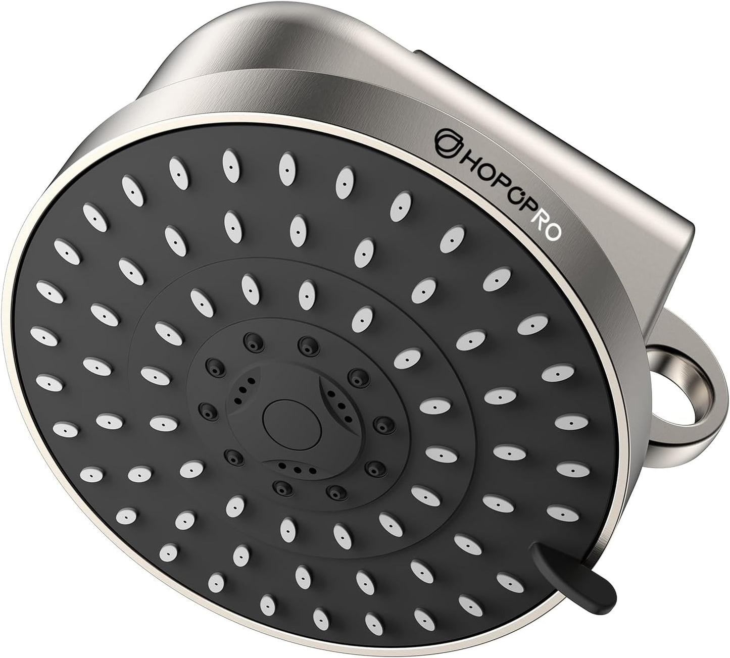 HOPOPRO 5-Mode High Pressure Shower Head - The Washington Post, NBC News, Today TV Show Recommended - High Flow Fixed Showerheads (6 Inch Chrome)