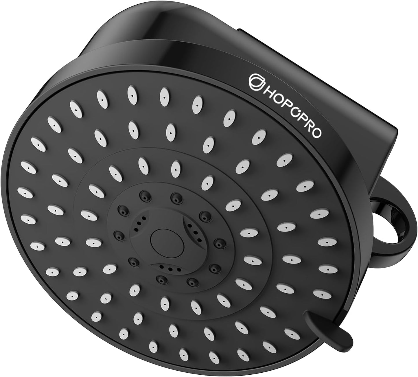 HOPOPRO 5-Mode High Pressure Shower Head - The Washington Post, NBC News, Today TV Show Recommended - High Flow Fixed Showerheads (6 Inch Chrome)
